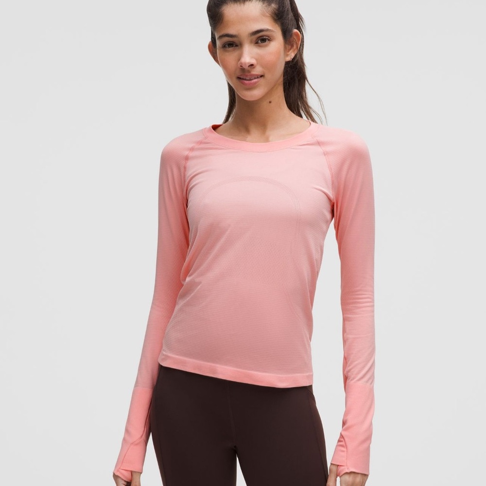 NWT lululemon athletica Swiftly Tech Long-Sleeve 2.0 Waist Length Size 6 in BLCR